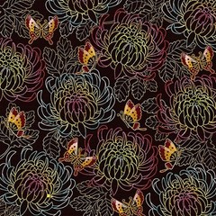 TOYO Black Chiyogami Origami Paper 28 Sheets 4 Designs 15cm Made in Japan