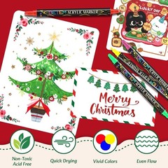 60 Colors Dual Tip Acrylic Paint Pens – Perfect for Creative Crafts & Gifting