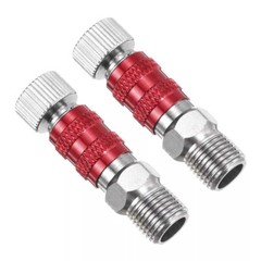 2pcs Airbrush Quick Release Disconnect Adapter 1/8″ for Plug Adpter Fitting Hose
