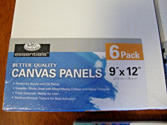 Royal Langnickel 2 (6 Pk) Canvas Panels 9 X 12″ & Artist Loft 8 X 10″ New Sealed