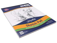 UCreate Art Paper Set of 4, White, 9″ x 12″, 4 Pads, Drawing, x White