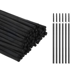 100Pcs Black Willow Charcoal Sticks 2-4mm Willow Charcoal Pencils for Drawing