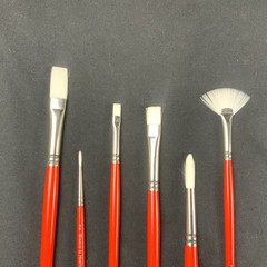 Winsor & Newton Six Acrylic & Oil Brushes University Series Unused!