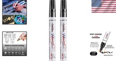Creative Duo: 2 Black Permanent Markers – Oil-Based, Multi-Surface Application