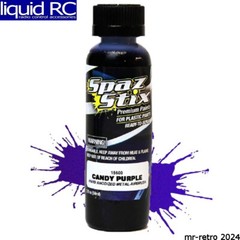 Spaz Stix 15600 Candy Purple Airbrush Ready Paint 2oz Bottle