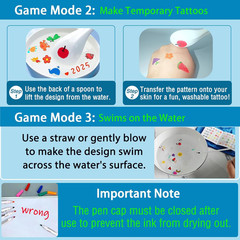 Kiddies Create Magical Water Floating Drawings Bundle, 12 Colors Magical Water P