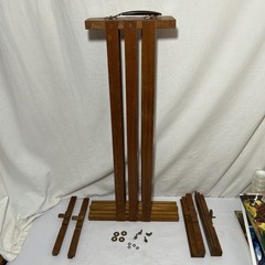 Antique Beckers Double Display Stand Portable Easel Sweden Wet Canvas Carrier