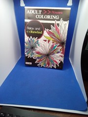 Adult Coloring Books with 2 New Packs of Pens and A Bundle of 8 Glitter Pens Set