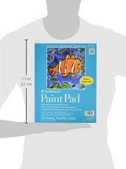 Strathmore (27-209 100 Series Youth Paint Pad, 9 by 12″, 20 Sheets, White, 9×12