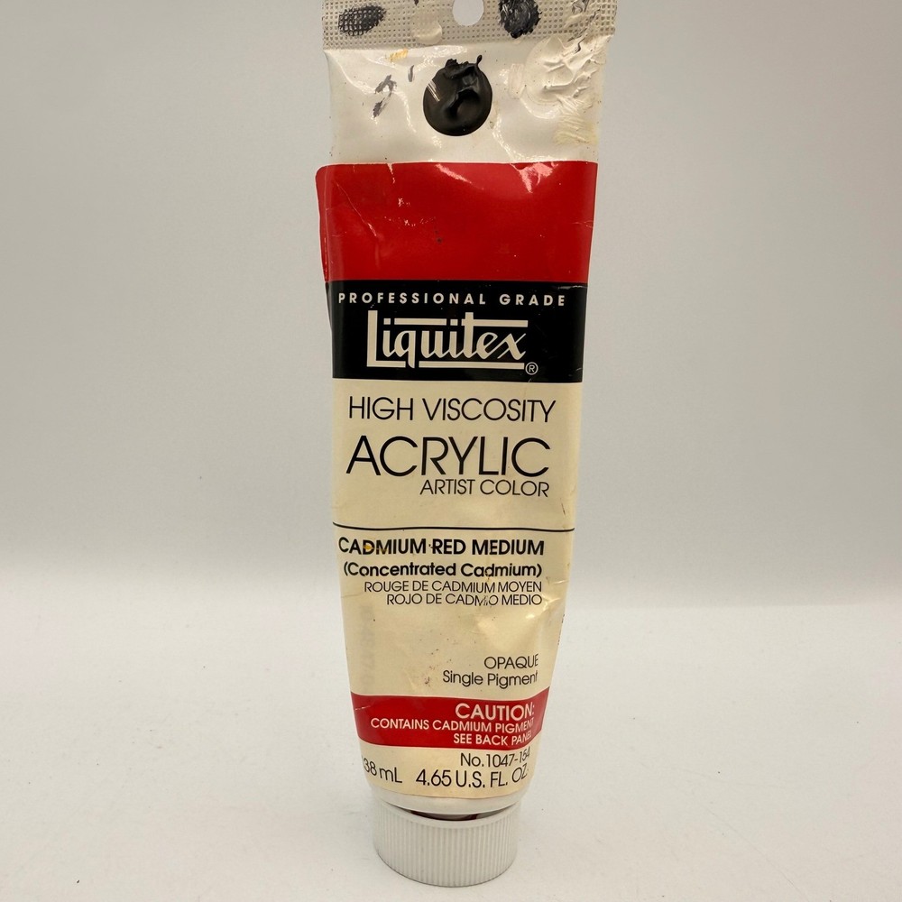 Liquitex High Viscosity Acrylic Artist Color Cadmium Red Medium 138ml 1047-154