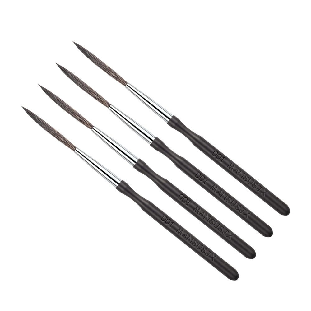 MANSUSJX Long Liner Brushes,4 PCS High Performance Script Pinstripe Brushes, …