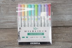 Zebra Mildliner Double-Ended Highlighter Set, 10-Colors