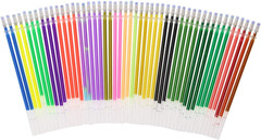 50PCS Gel Pen Refills for Adult Coloring Books Neon Pastel Metallic