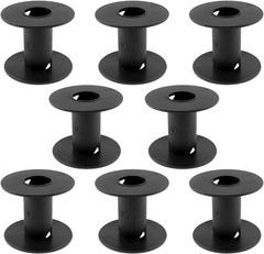 Plastic Spool Empty Plastic Spool 71mm/2.8inch Empty spools Black -8PCS