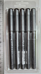 ZIG Memory System Millennium Lightfast Pigment Ink Pens 0.20 – 0.65 mm Nibs Blk
