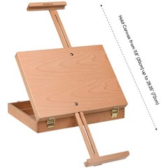 MEEDEN Tabletop Easel for Painting, Art Sketchbox 17 x 13 x 16 inches, HBX-6