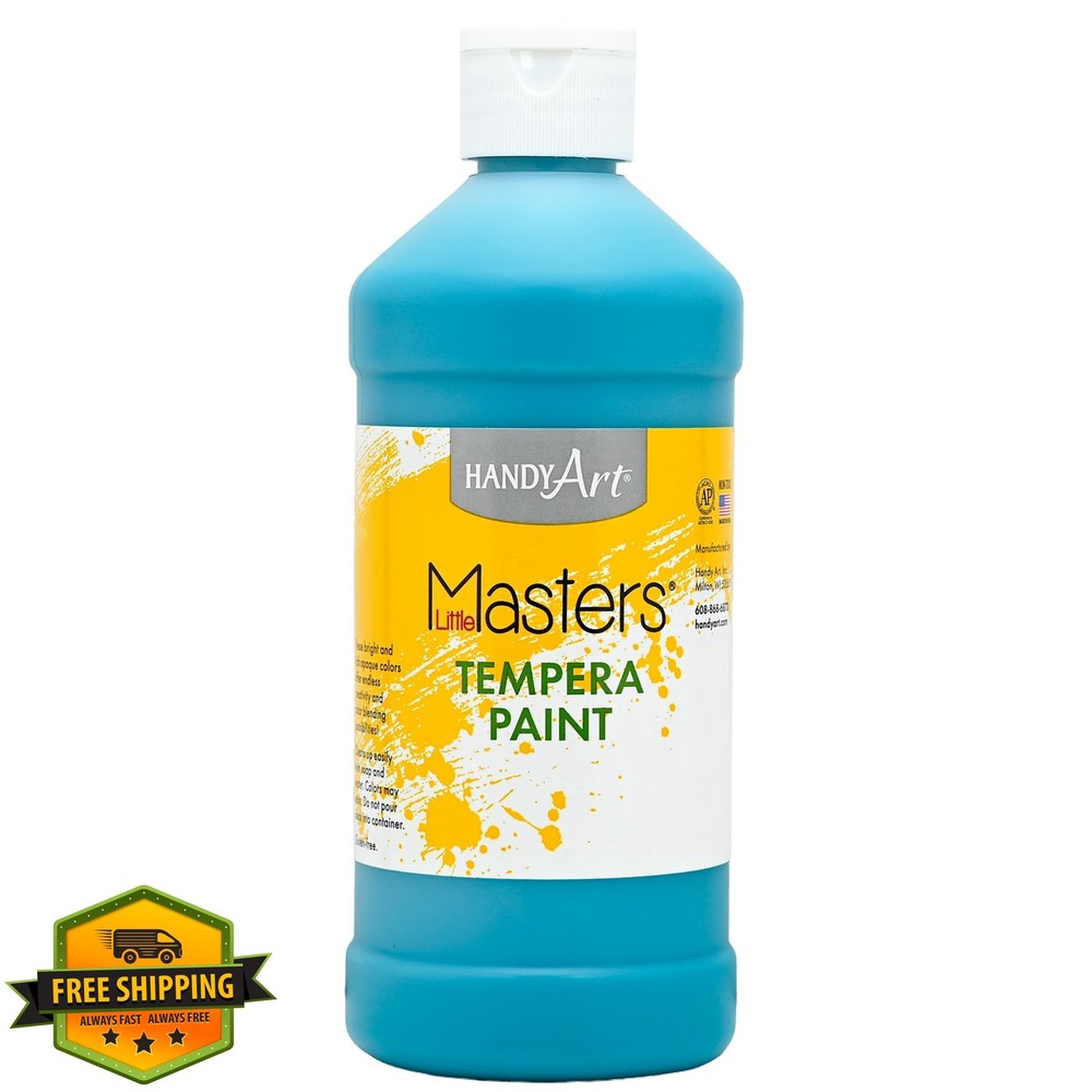 Handy Art Turquoise 16oz Tempera Paint