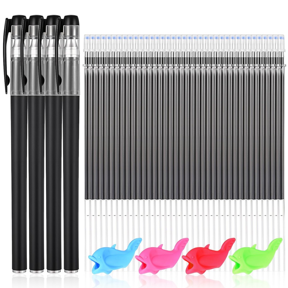 Heclia Magic Pens & Refills for Kids 48 PCS Grooved Book Magic Pens for Child…
