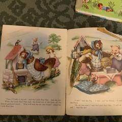 mixed media art supplies lot Read Info Vintage Kid Fairy Farm Birds Artisnal Lot