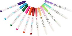 Zebra LETTERING SET 10012 Set of 12 pc Brand NEW! 6 Mildliner/6 Brush Pens