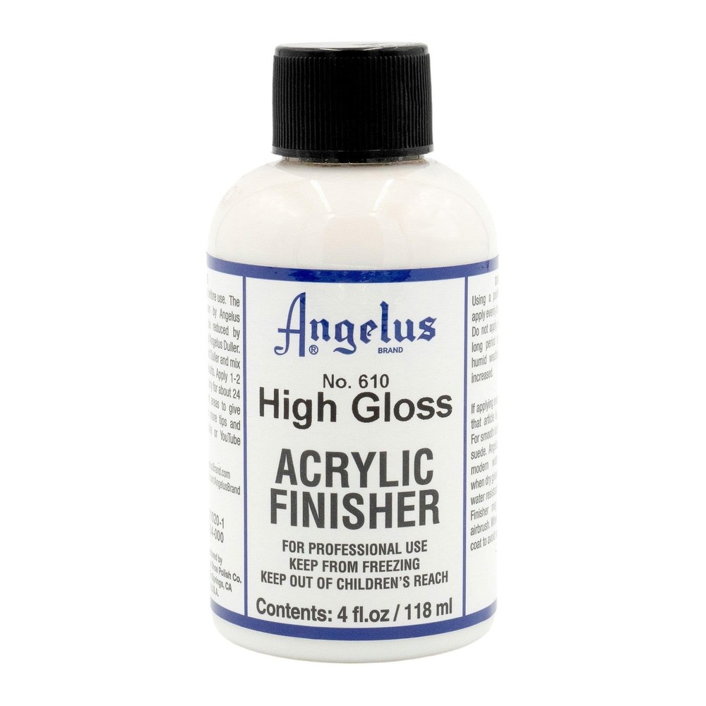 High Gloss Acrylic Leather Finisher “ Flexible Clear Coat For Leather Shoes Bags