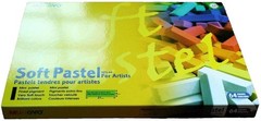 Soft Pastel Set of 48 Assorted Colors Square Chalk brilliant Color