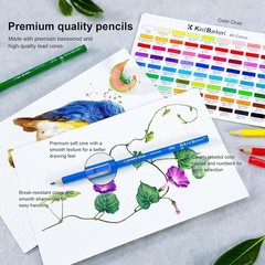 New Colored Pencils 24/72/80 Count Color Pencil Set for Adult Coloring Books So