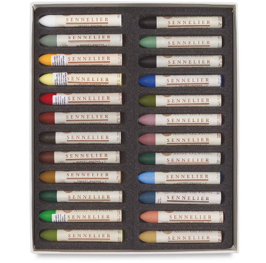 Sennelier Oil Pastel Set – Landscape Colors, Set of 24