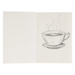 Open Bound Sketch Pads 10 Pack – White – 5.6×8.26 – Open Coptic Bound Sketch …
