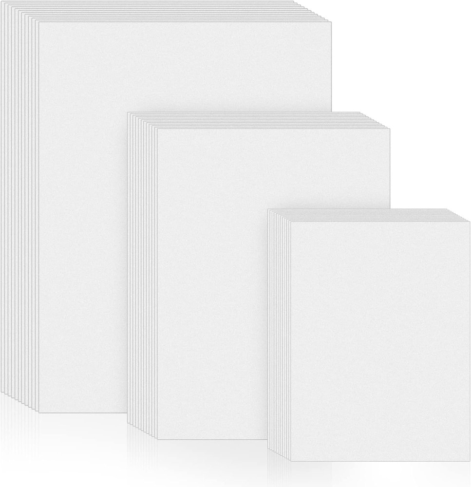 300 Sheets 3 Sizes Watercolor Paper Bulk 140lb/300gsm White Painting Drawing Pap