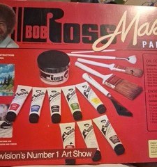 Bob Ross Master Paint Set Oil Vintage Please READ DESCRIPTION