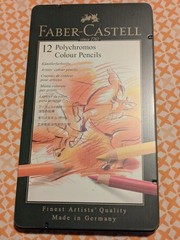 Faber-Castell Colour Pencils Polychromos , Tin of 12