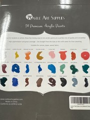 Castle Art Supplies 24 X 12ML Acrylic Paint Set | Value Beginner Set for Star…