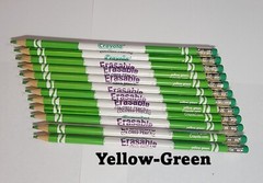 Crayola erasable colored pencils bulk 12 YELLOW-GREEN