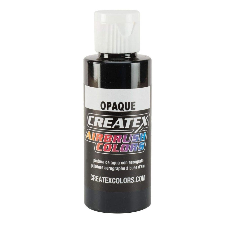 Airbrush Paint 16 Oz Opaque Black – High Pigment Coverage for Various Surfaces