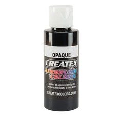 Airbrush Paint 16 Oz Opaque Black – High Pigment Coverage for Various Surfaces