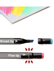 48 Colors Art Markers Pens, Dual Tips Alcohol Markers Permanent Sketch Markers
