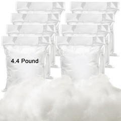 Woanger 4.4pound/ 70oz Polyester Polyfill Stuffing for Pillow Cushions Soft C…