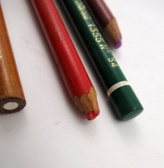 Lot of 4 – VTG Conté A Paris Pastel Art 1355 Pencils – White Drawing Pencil