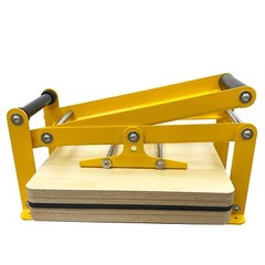 Manual Flat Press Printmaking Machine 380x380mm Letterpress Tool 4Stage Adjustab