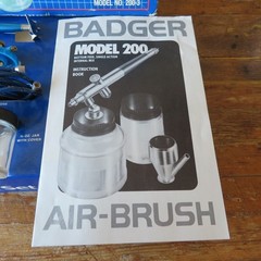 Vintage Badger 200-3 Airbrush Set VG (No Propel)