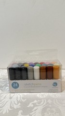 Silhouette Sketch Color Pens Set – 24 pieces New