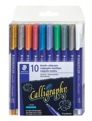 metallic calligraphy markers 10 metallic colours for light and dark paper 832…