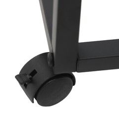 Black Painting Drying Rack Art Storage Rack Display Stand w/ 4 Universal Wheels