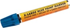 Forney Blue Paint Marker 70831 – Durable, Quick-Drying for Indoor/Outdoor Use