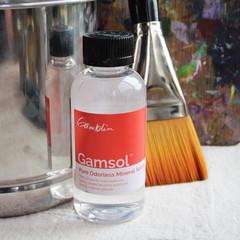 Gamsol, Odorless Mineral Spirits for Oil Painting, 8.5 Fluid Ounce Bottle