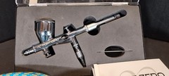 PointZero PZ-360 Airbrush Set 0.2mm 9cc w/ Hose Case Manual
