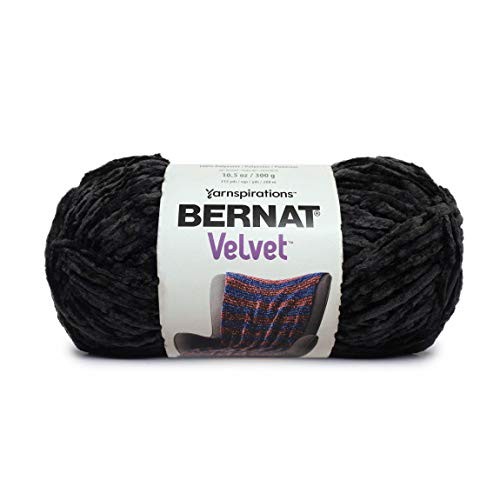 Bernat Velvet Yarn, 10.5 oz, 1 Ball, Blackbird,Sculptures & Figurines