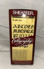 Vintage Sheaffer Calligraphy Set 3 Nibs Writing Fountain Pen Ink New In Package