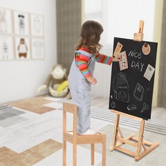 Painters Studio Easel Wooden Beech Wood Painting Stand Adjustable Drawing Stand